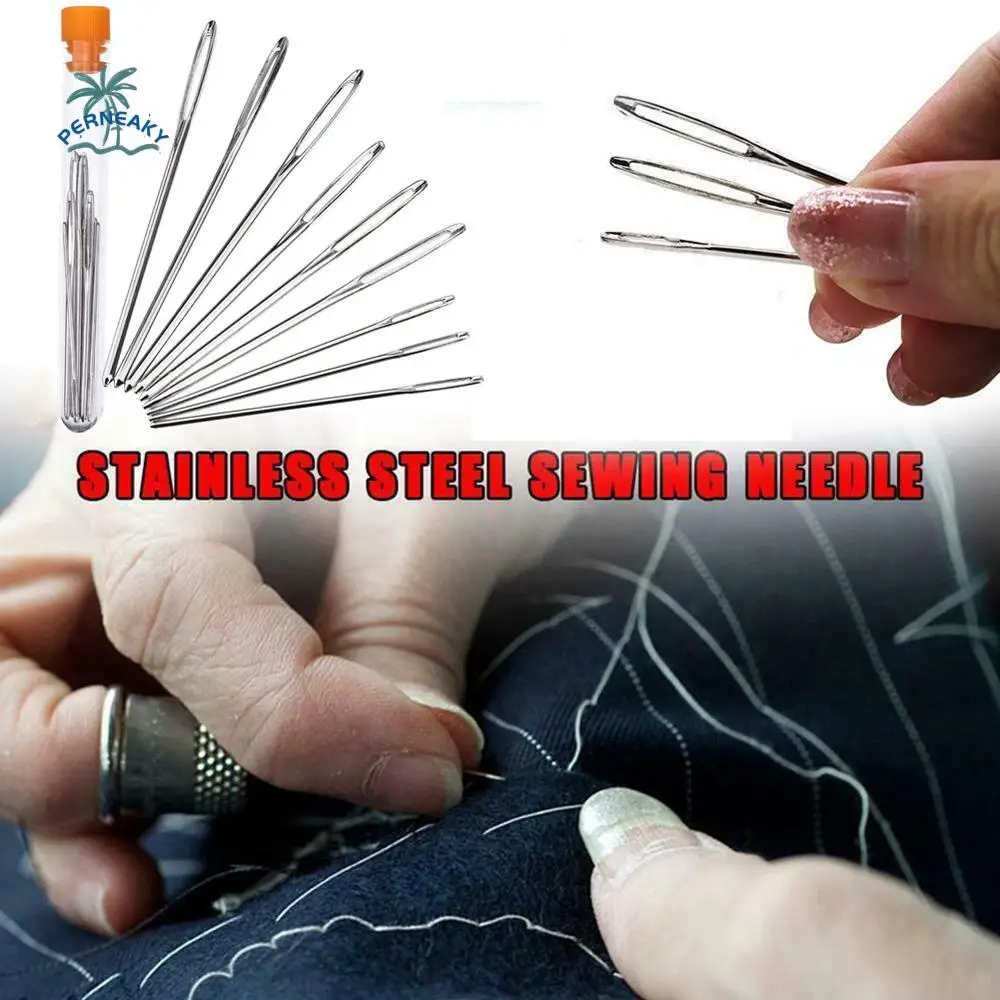 9Pcs Handmade Stitch Stitchery Darning Thread Embroidery Tool Knitting Needle Sewing Accessories Sewing Needles
9Pcs Handmade Stitch Stitchery Darning Thread Embroidery Tool Knitting Needle Sewing Accessories Sewing Needles