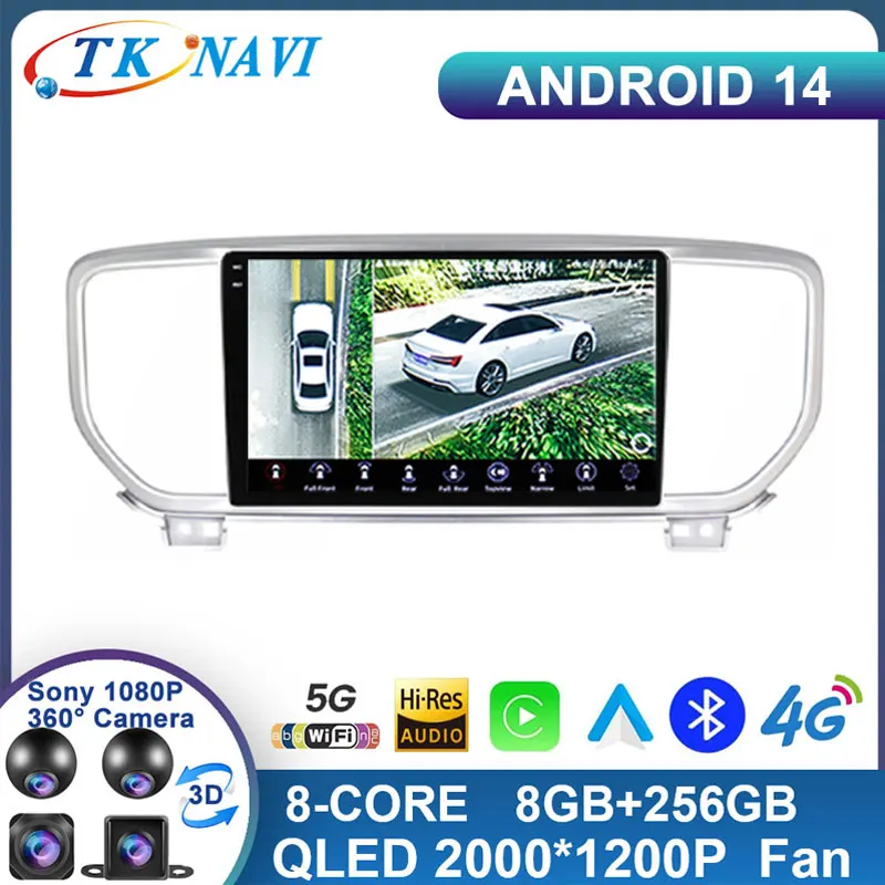 Android 13 For Kia Sportage 4 QL 2018 2019 Car Intelligent System Autoradio 2 Din Multimedia Auto Radio GPS Stereo WIFI 4G DSP
Android 13 For Kia Sportage 4 QL 2018 2019 Car Intelligent System Autoradio 2 Din Multimedia Auto Radio GPS Stereo WIFI 4G DSP