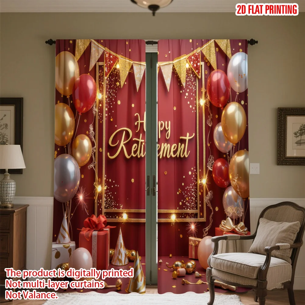 2D flat printing 2pcs Window Treatment Curtains Retirement Party Celebration Digital Printed Polyester Drapes All Season Party &
2D flat printing 2pcs Window Treatment Curtains Retirement Party Celebration Digital Printed Polyester Drapes All Season Party &
