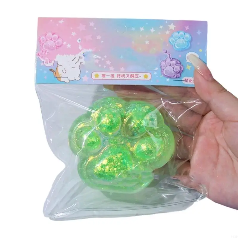 Glitters Powder Cats Paws Stress Ball Soft Maltose Texure Squeeze Stretchy Toy
Glitters Powder Cats Paws Stress Ball Soft Maltose Texure Squeeze Stretchy Toy