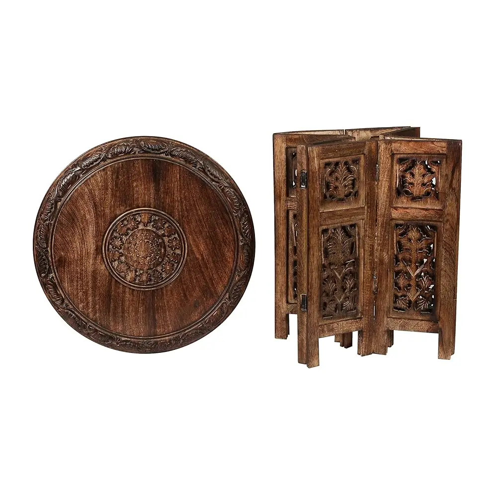 Wooden Coffee Table, Octagonal Hand Carved Traditional Accent Side Table, Small Spaces Entryway Farmhouse Living Room, Bedsi
Wooden Coffee Table, Octagonal Hand Carved Traditional Accent Side Table, Small Spaces Entryway Farmhouse Living Room, Bedsi