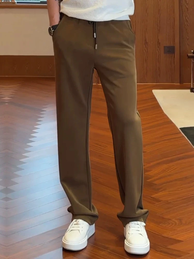 Korean Style Pure Color Casual Pants Men's Spring Trend Simple Elastic Loose Straight Leg Pants High End Drape Comfortable Lo...
Korean Style Pure Color Casual Pants Men's Spring Trend Simple Elastic Loose Straight Leg Pants High End Drape Comfortable Lo...