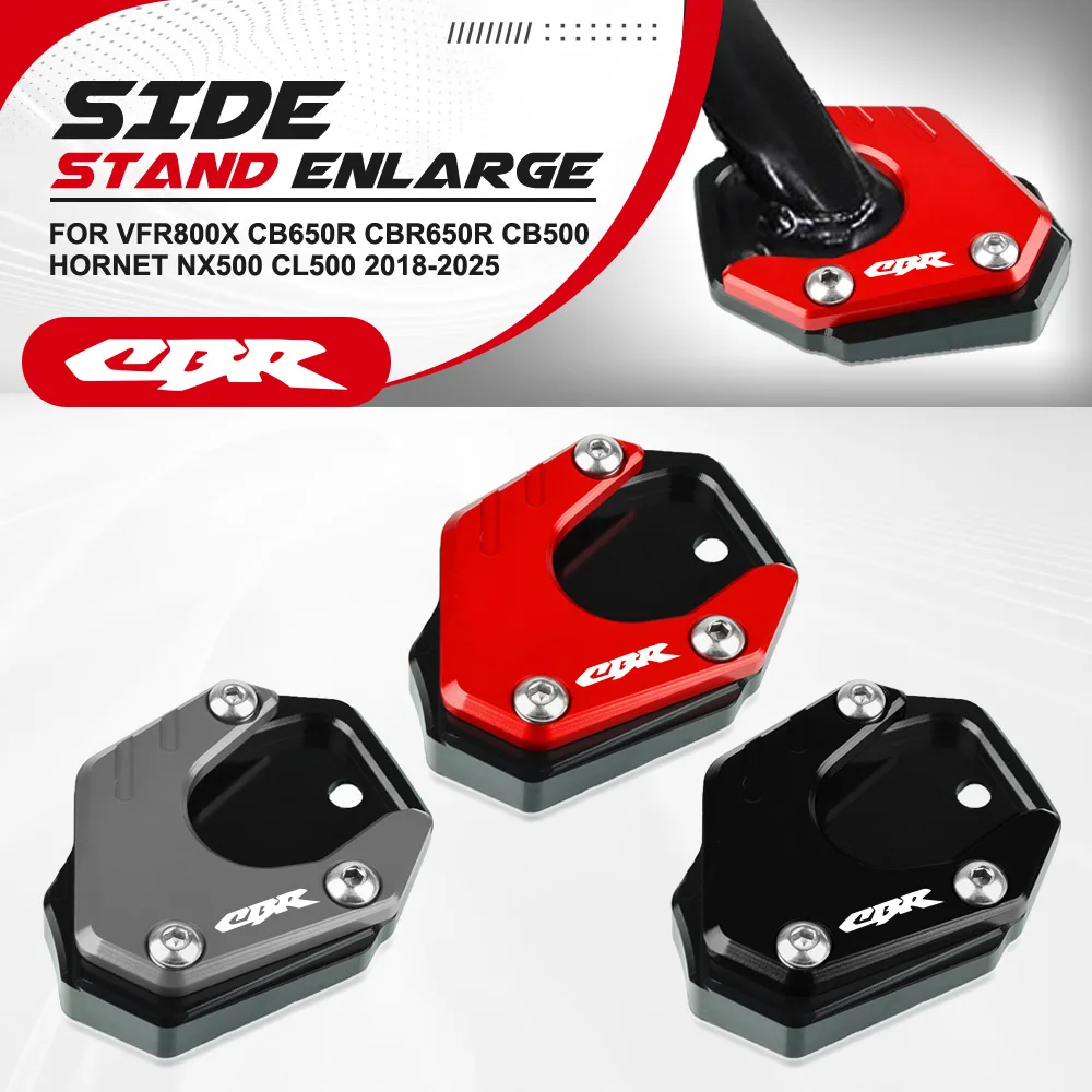 For Honda VFR800X CB650R CBR650R CB500 Hornet NX500 CL500 2018-2025 CNC Motorcycle Kickstand Foot Side Stand Extension Pad Plate
For Honda VFR800X CB650R CBR650R CB500 Hornet NX500 CL500 2018-2025 CNC Motorcycle Kickstand Foot Side Stand Extension Pad Plate