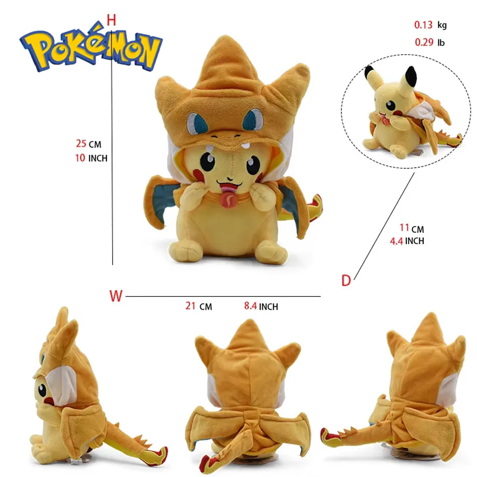 10pcs Cos Eevee Pikachu Cosplay Plush Toys Pikachu Peluche Lucario Stuffed Animal Doll Collectible Gift,Cartoon 20-30CM
10pcs Cos Eevee Pikachu Cosplay Plush Toys Pikachu Peluche Lucario Stuffed Animal Doll Collectible Gift,Cartoon 20-30CM