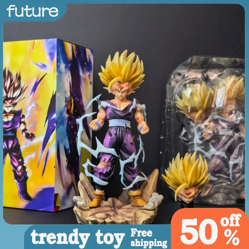 Dragon Ball Super Saiyan 2 Gohan Action Figure Interchangeable Head Pvc Collectible Statue Anime Peripherals Desktop Decoration
Dragon Ball Super Saiyan 2 Gohan Action Figure Interchangeable Head Pvc Collectible Statue Anime Peripherals Desktop Decoration