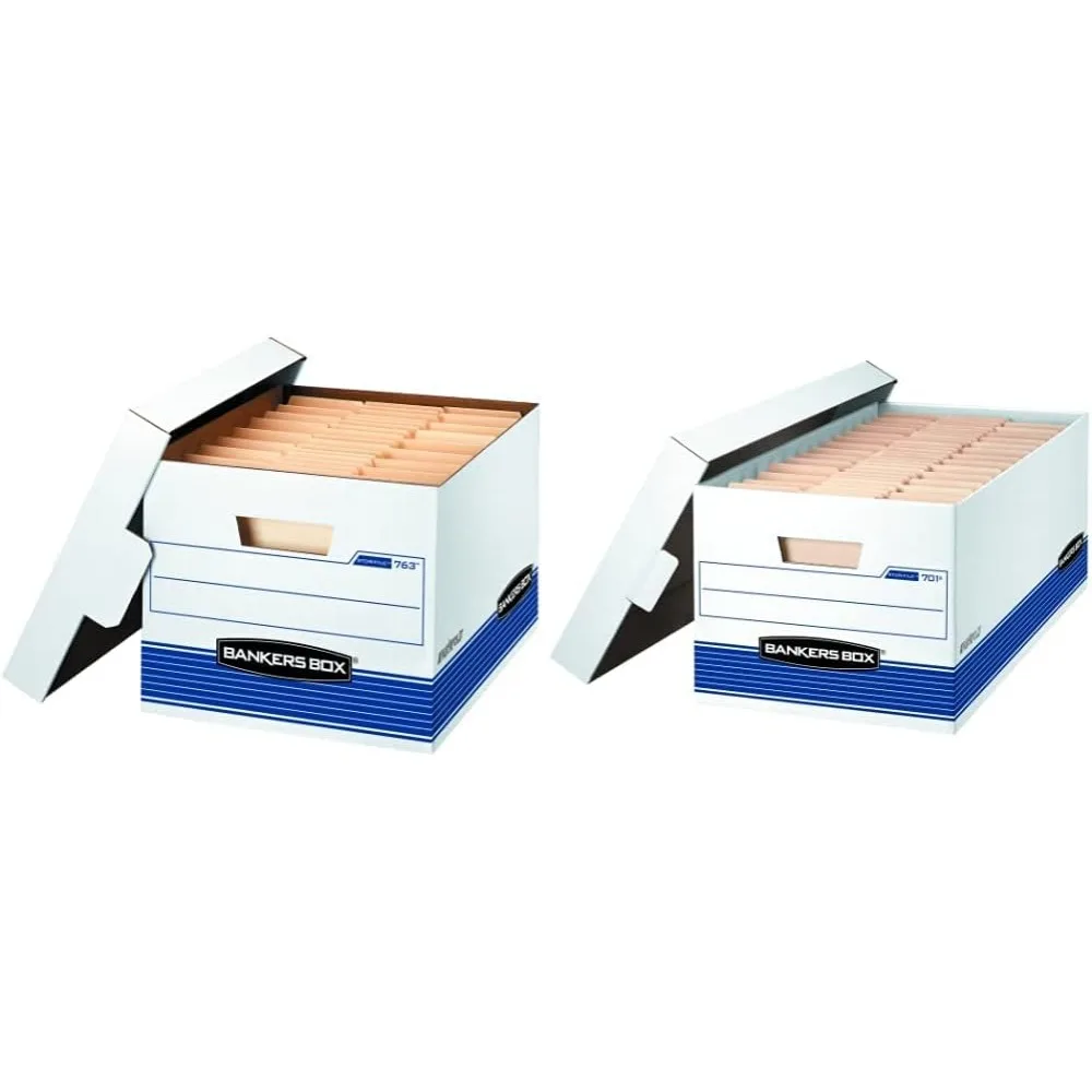STOR/FILE Storage Boxes Value Pack of 30 (0076316) STOR/FILE File Storage Box, White, Blue, 20-Pack
STOR/FILE Storage Boxes Value Pack of 30 (0076316) STOR/FILE File Storage Box, White, Blue, 20-Pack