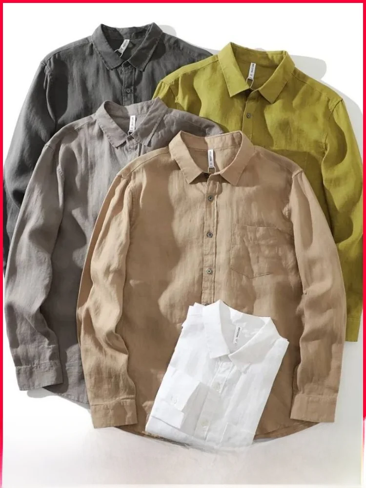 Men's Casual Linen irt Long Sve Comfortable Breathable Vintage Versatile Faion Loose Fit Button up Classic Collar
Men's Casual Linen irt Long Sve Comfortable Breathable Vintage Versatile Faion Loose Fit Button up Classic Collar