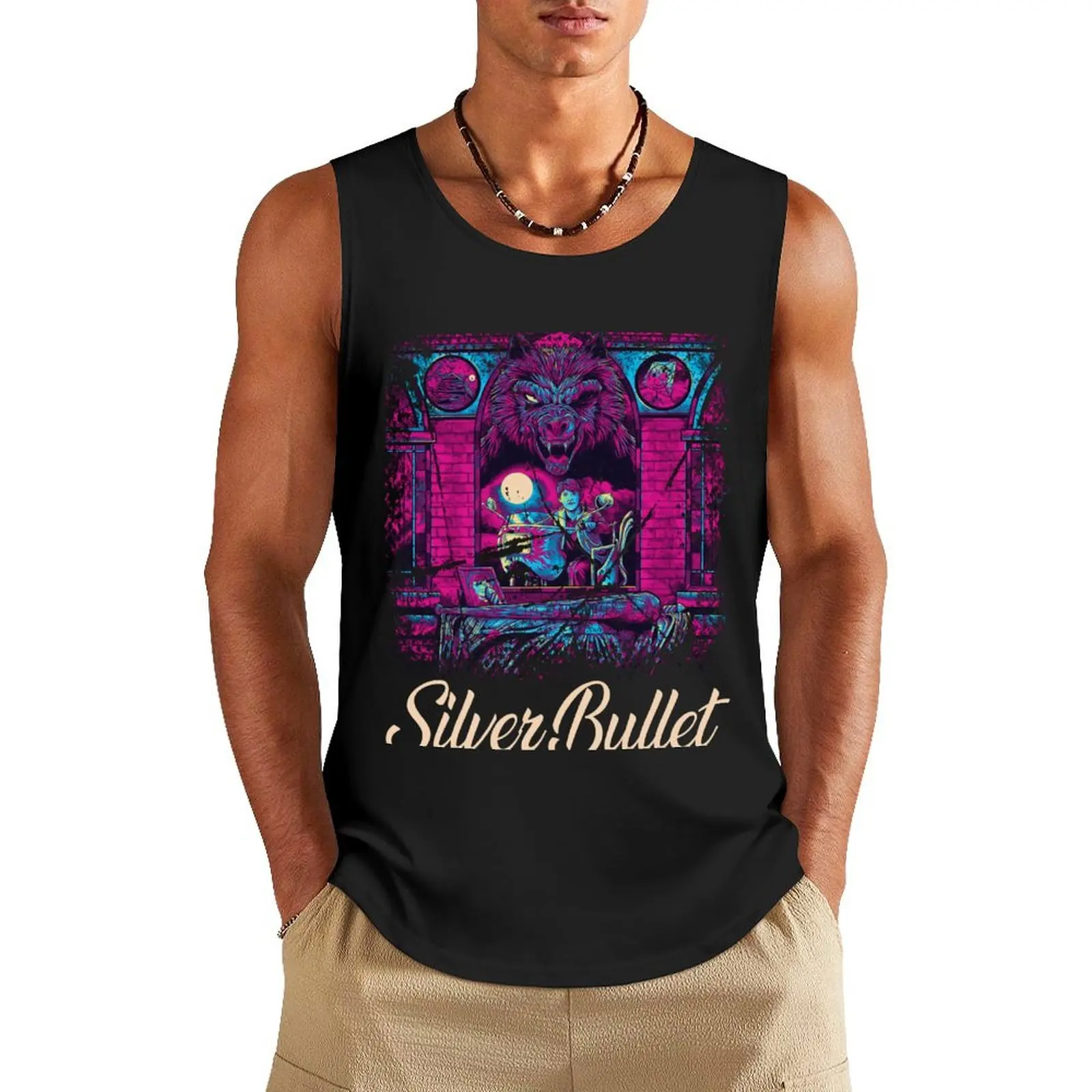 Silver Bullet Reloaded Tank Top sleeveless man shirts Men's gym articles Men's t-shirt
Silver Bullet Reloaded Tank Top sleeveless man shirts Men's gym articles Men's t-shirt