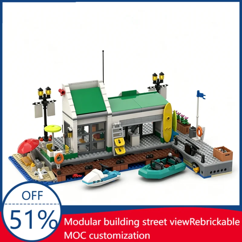 New 638pcs MOC Maritime Transport Harbour Marina Building Diorama Model Custom Blocks DIY Creative Educational Assembly Toy Gift
New 638pcs MOC Maritime Transport Harbour Marina Building Diorama Model Custom Blocks DIY Creative Educational Assembly Toy Gift