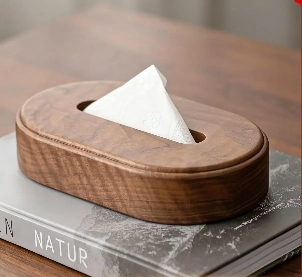 Walnut Wood Tissue Box Cover, Minimalist Napkin Holder for Tabletop, Premium Home Decor Organizer for Living Room, Car & Kitchen
Walnut Wood Tissue Box Cover, Minimalist Napkin Holder for Tabletop, Premium Home Decor Organizer for Living Room, Car & Kitchen