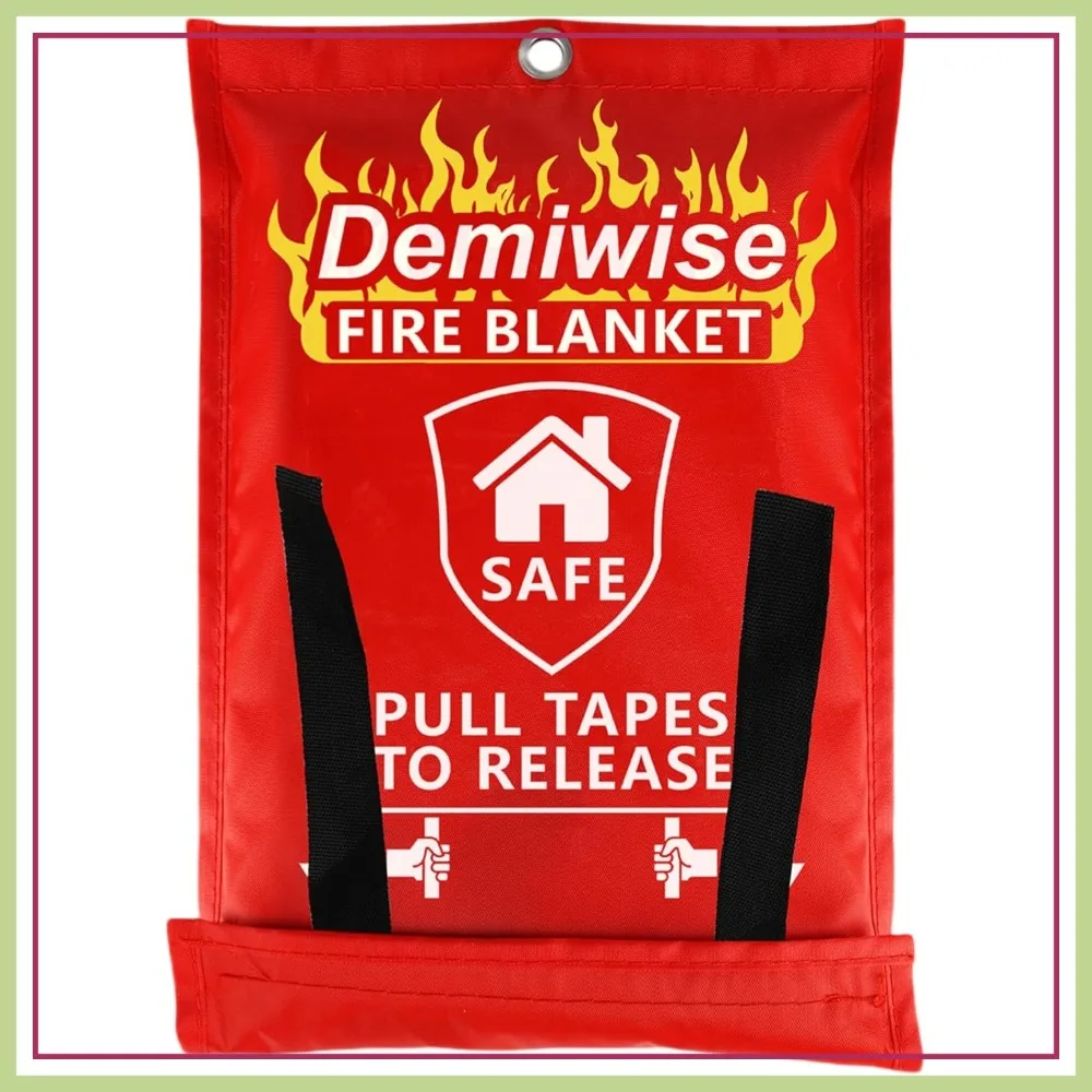 Thick Fire Blanket Emergency for Kitchen Home - Fire Suppression Blanket with Whistles
Thick Fire Blanket Emergency for Kitchen Home - Fire Suppression Blanket with Whistles