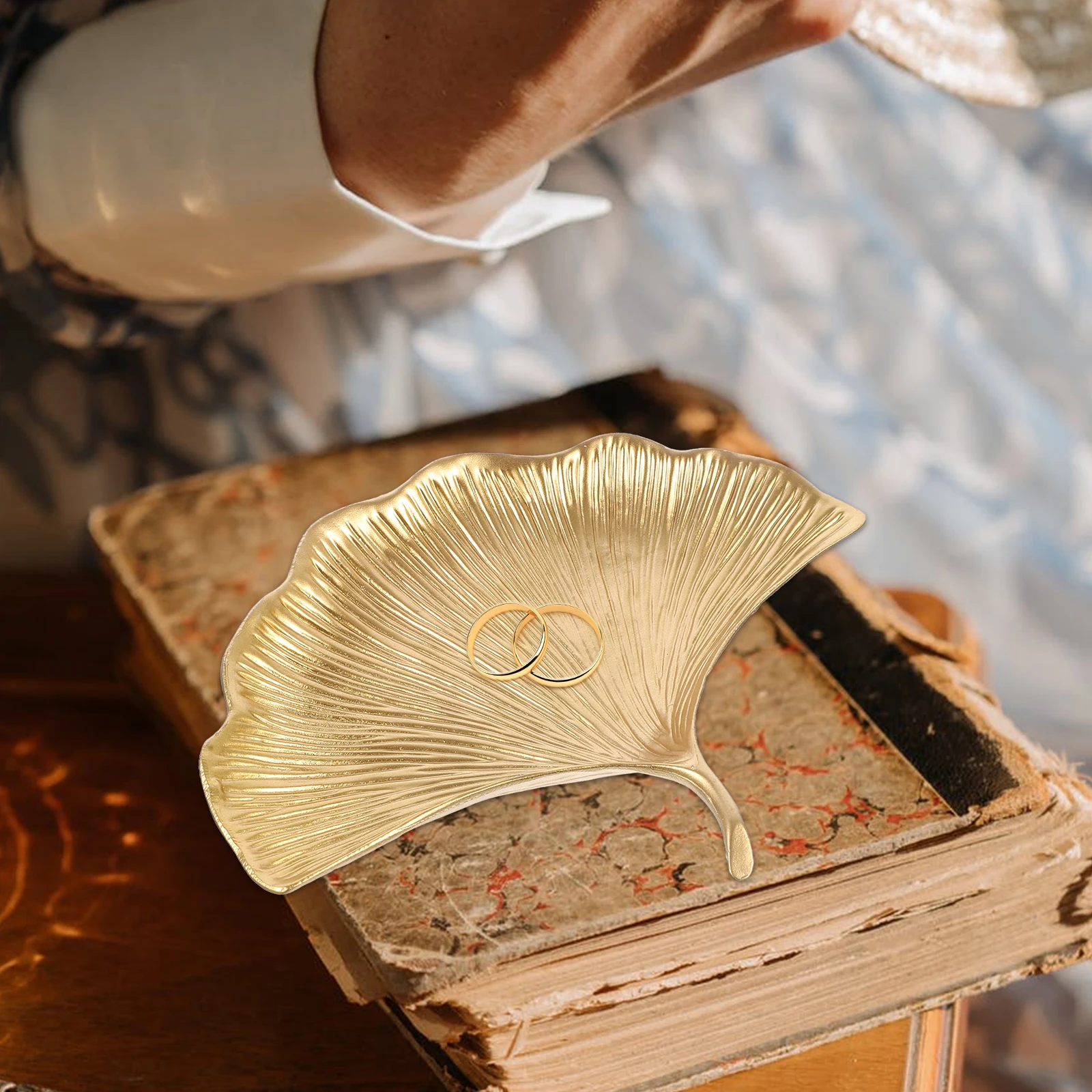 Metal Tray Jewelry Storage Dish European Style Trinket Organizer Vintage Display Stand Necklace Holder Light Weight 
Metal Tray Jewelry Storage Dish European Style Trinket Organizer Vintage Display Stand Necklace Holder Light Weight