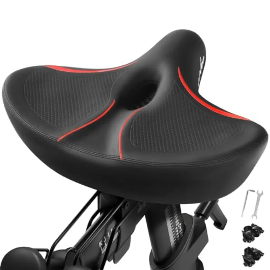 Oversized Bike Seat Compatible with Peloton Comfort Bicycle Seat Replacement for Men and Women Extra Wide Bike Saddle Compatibl
Oversized Bike Seat Compatible with Peloton Comfort Bicycle Seat Replacement for Men and Women Extra Wide Bike Saddle Compatibl