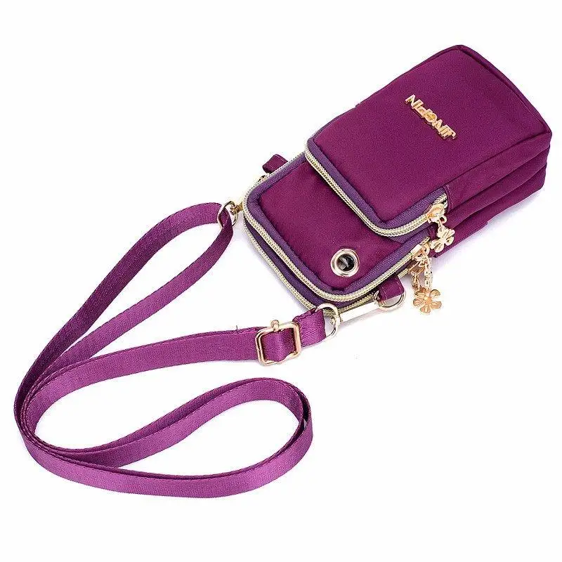 Lightweight Crossbody Bag Nylon Mobile Phone Pouch Fashionable Large Screen Female Waist Bag Portable Travel Bag
Lightweight Crossbody Bag Nylon Mobile Phone Pouch Fashionable Large Screen Female Waist Bag Portable Travel Bag
