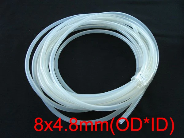 1M 8x4.8mm 8*4.8x1.6 Clear Transparent Medical Food Grade Flexible Pipe Water Drink Hose Peristaltic Pump Silicone Rubber Tube
1M 8x4.8mm 8*4.8x1.6 Clear Transparent Medical Food Grade Flexible Pipe Water Drink Hose Peristaltic Pump Silicone Rubber Tube