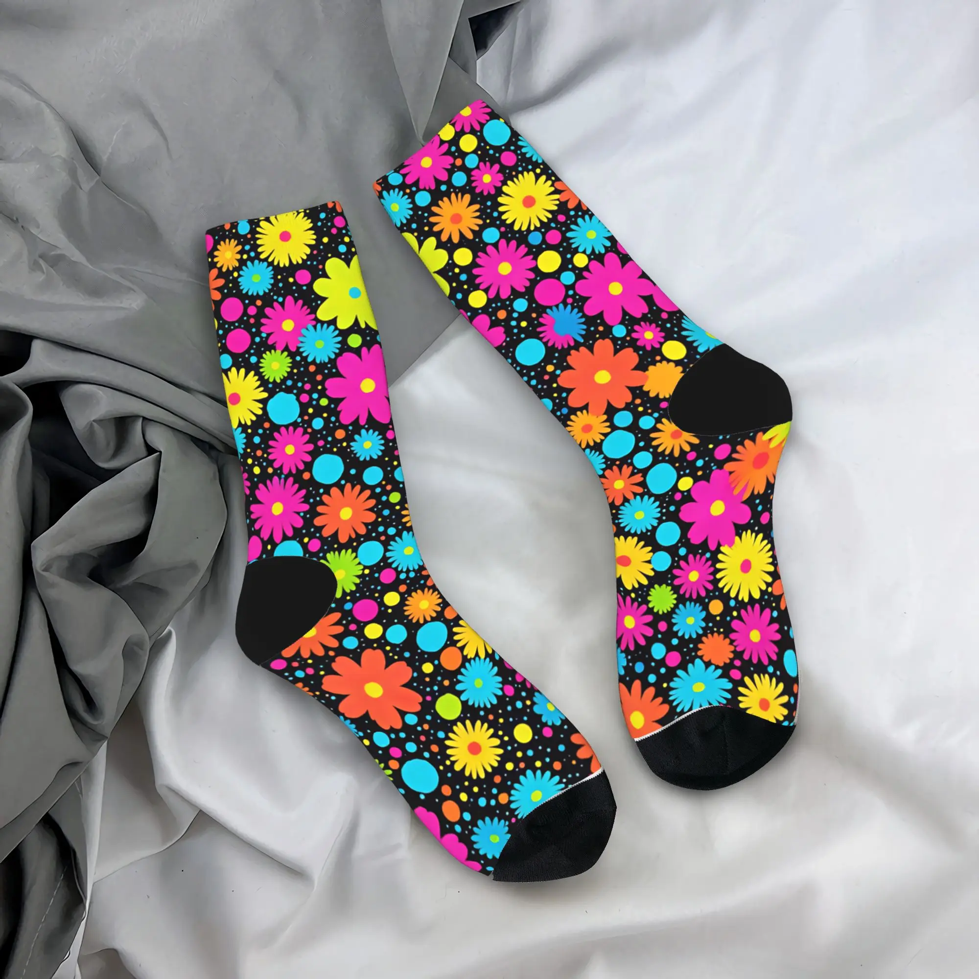 Neon Daisy Polka Dot Socks Graphic Stockings Non Slip Men's Socks Warm Soft Winter Fashion Cycling Socks
Neon Daisy Polka Dot Socks Graphic Stockings Non Slip Men's Socks Warm Soft Winter Fashion Cycling Socks