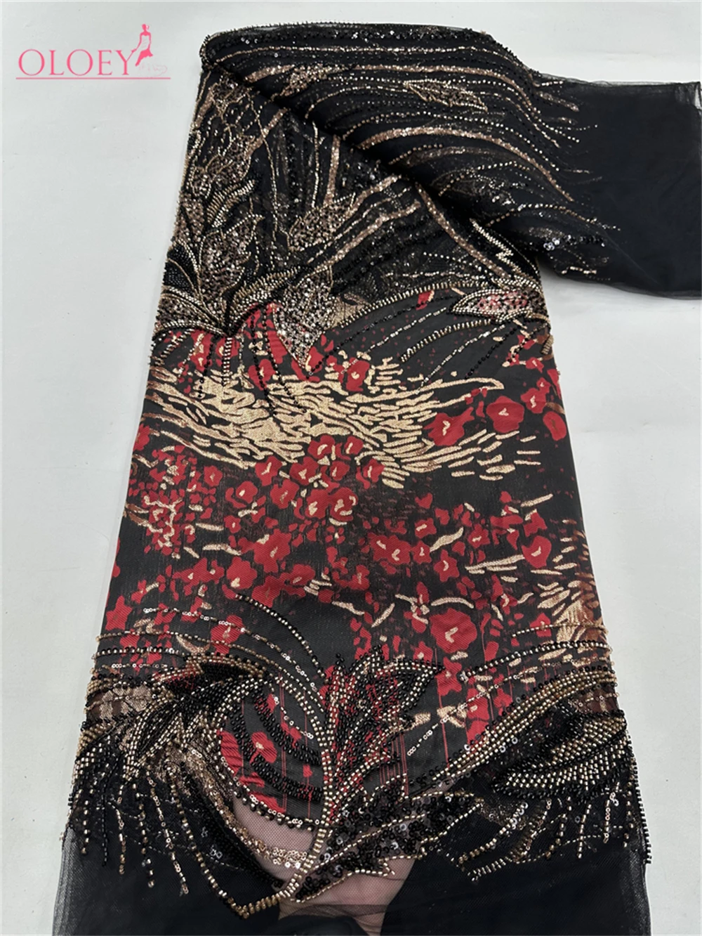 Последняя горячая распродажа, модная африканская кружевная ткань, высокое качество, кружево ручной работы с вышивкой и бусинами, блестками, вечерние для свадебного платья 
Последняя горячая распродажа, модная африканская кружевная ткань, высокое качество, кружево ручной работы с вышивкой и бусинами, блестками, вечерние для свадебного платья