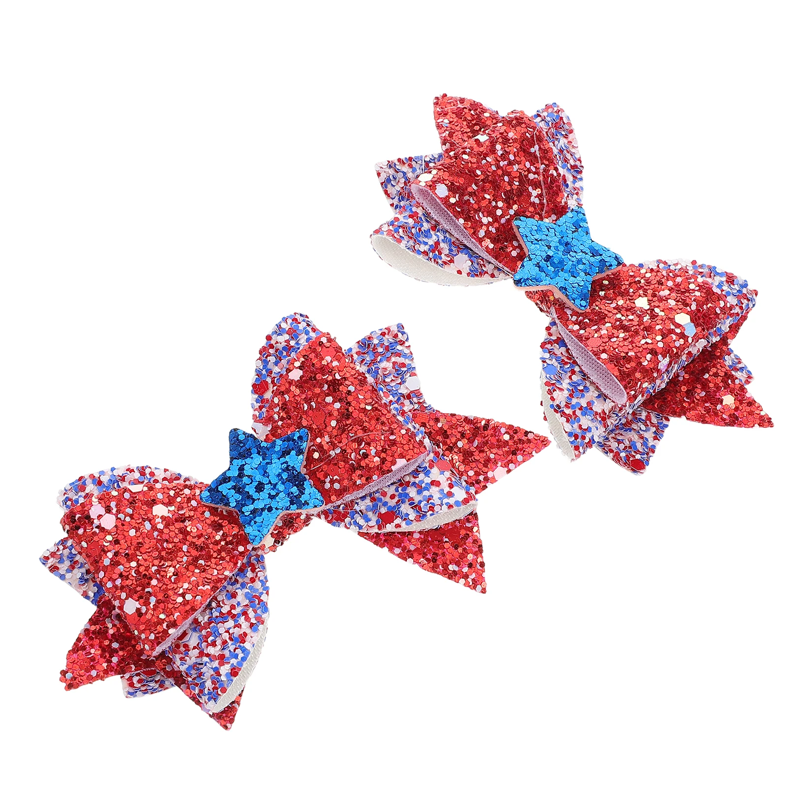 Festive Party Hair Accessories Unique Star Bow Clips for Women Girls Lightweight Holiday Independence Day Hairpin Set
Festive Party Hair Accessories Unique Star Bow Clips for Women Girls Lightweight Holiday Independence Day Hairpin Set