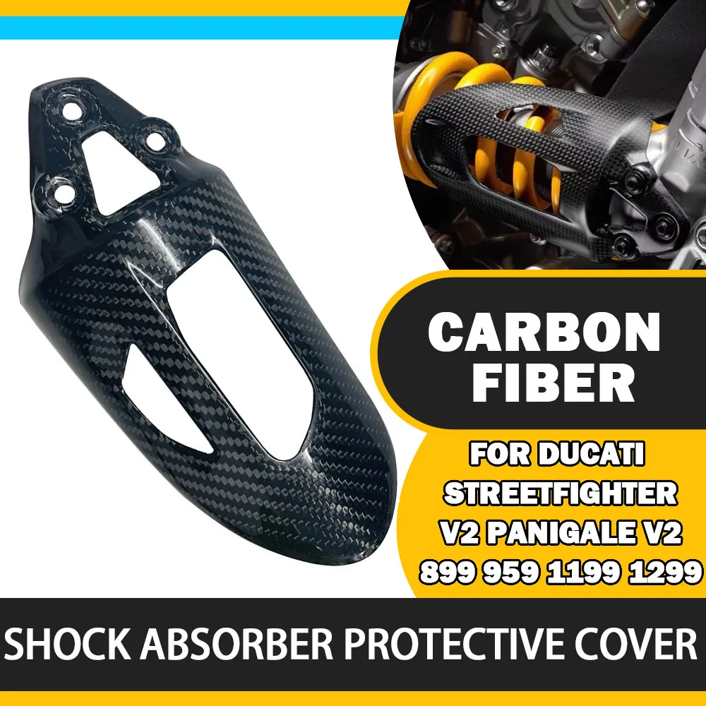 For DUCATI Streetfighter V2 Panigale V2 899 959 1199 1299 Carbon Fiber Motorcycle Shock Absorber Cover Protection Modified Parts
For DUCATI Streetfighter V2 Panigale V2 899 959 1199 1299 Carbon Fiber Motorcycle Shock Absorber Cover Protection Modified Parts