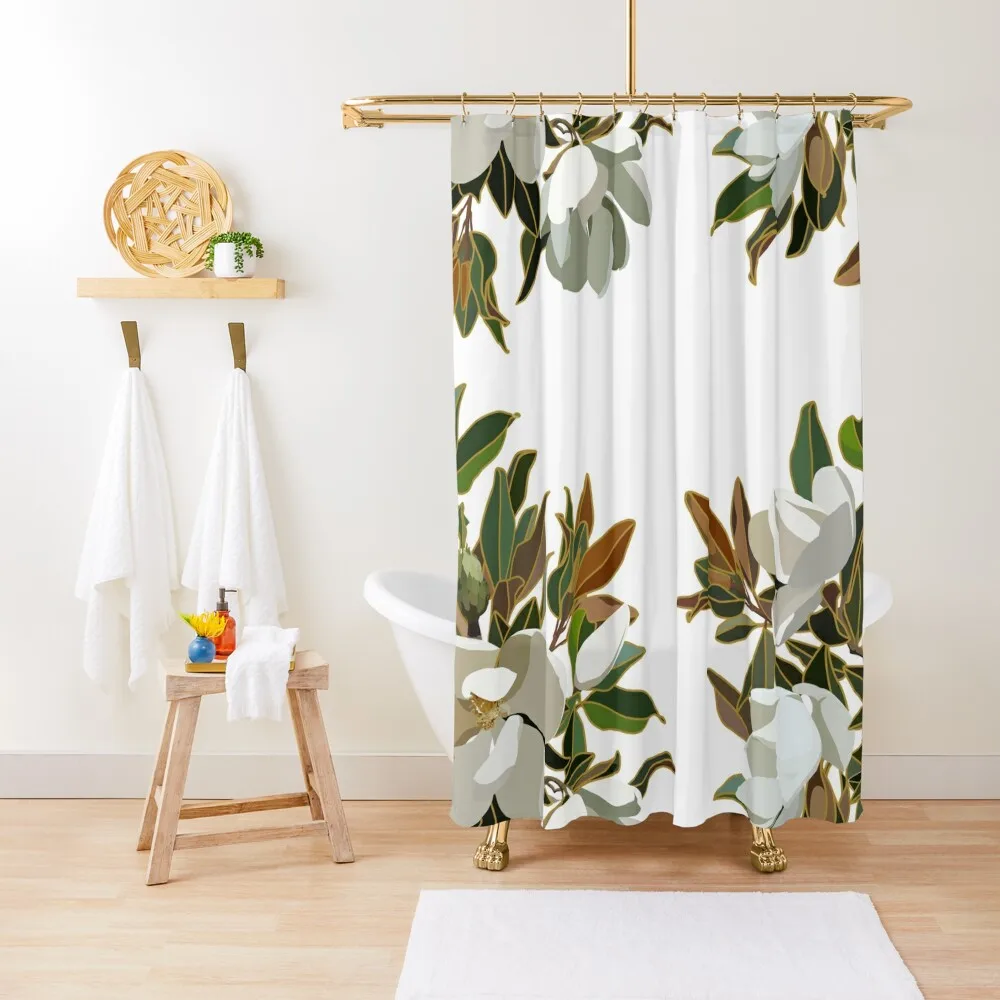 Sweet Magnolias Shower Curtain For Shower Washable Waterproof Fabric Shower Waterproof Bathroom Waterproof Curtain
Sweet Magnolias Shower Curtain For Shower Washable Waterproof Fabric Shower Waterproof Bathroom Waterproof Curtain