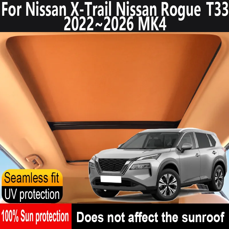 Car Sunroof Insulation Roof Visor For Nissan X-Trail T33 2022~2026 25 MK4 Anti-UV Electrostatic Adsorption Sky Curtain Sunshade
Car Sunroof Insulation Roof Visor For Nissan X-Trail T33 2022~2026 25 MK4 Anti-UV Electrostatic Adsorption Sky Curtain Sunshade