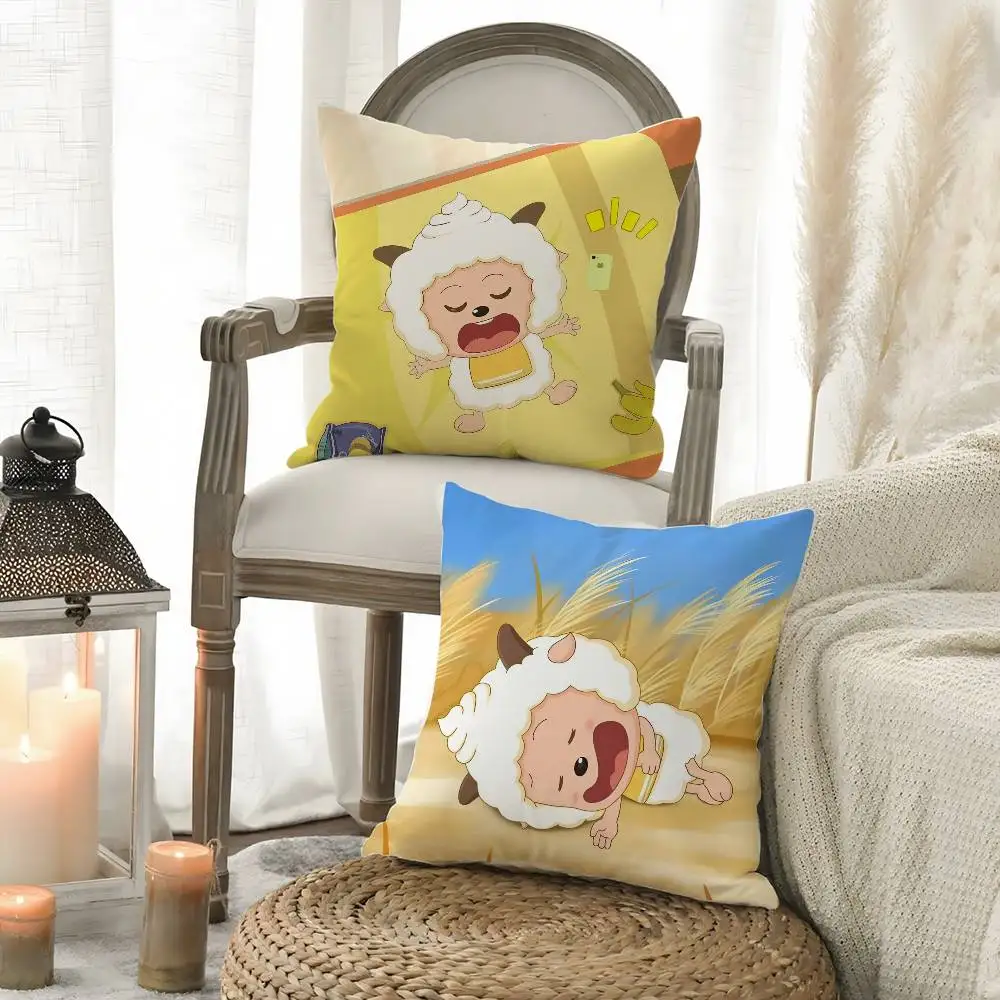 Pillow Case Love to Sleep Lazy Goat Office Sofa Dorm Chair Back Short Plush Double-sided Printing Home Cushion Cover
Pillow Case Love to Sleep Lazy Goat Office Sofa Dorm Chair Back Short Plush Double-sided Printing Home Cushion Cover