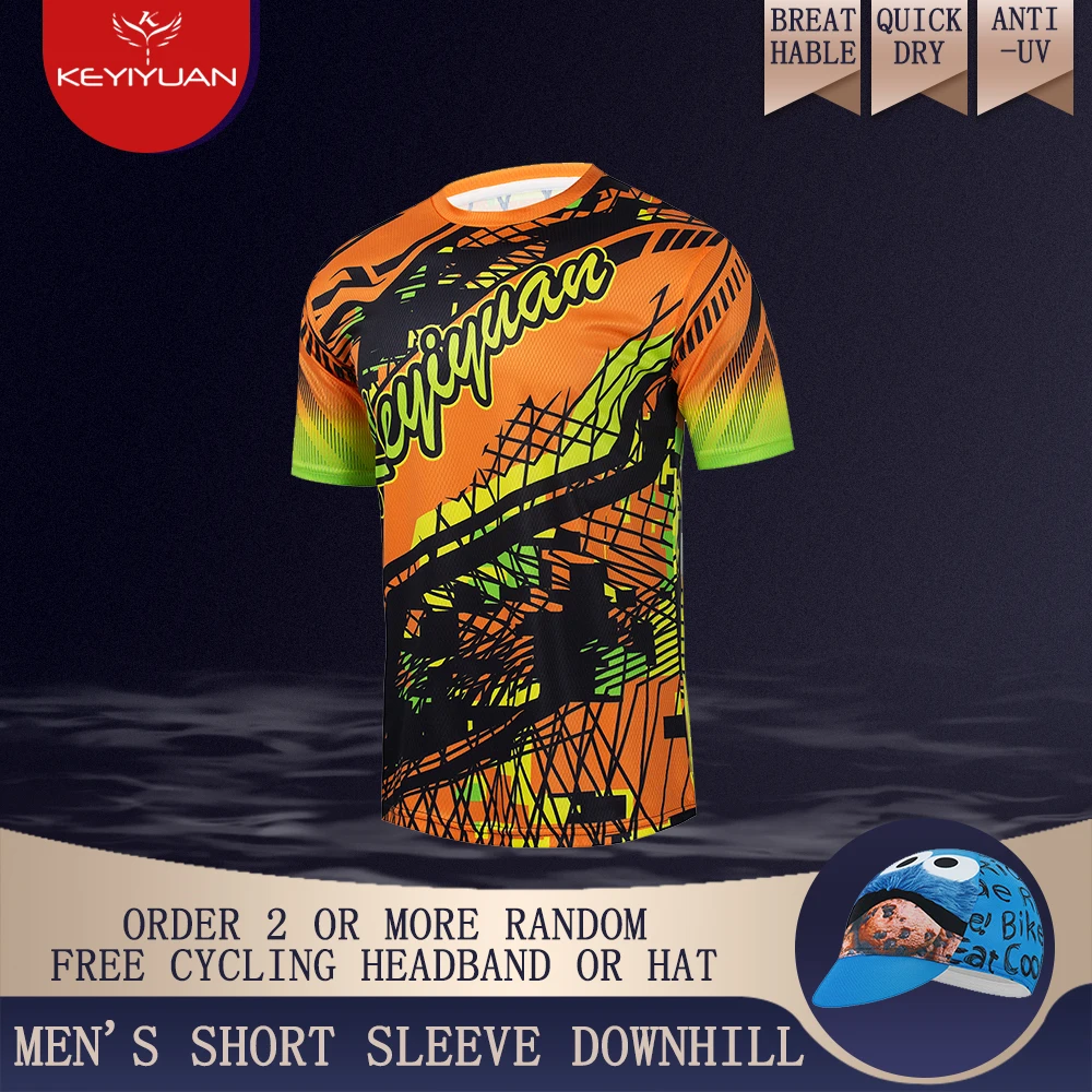KEYIYUAN Summer Men Short Sleeve Mtb Jersey Motocross Downhill Shirt Mountain Bicycle Wear Road Bike T-shirt Maillot Vtt Homme
KEYIYUAN Summer Men Short Sleeve Mtb Jersey Motocross Downhill Shirt Mountain Bicycle Wear Road Bike T-shirt Maillot Vtt Homme