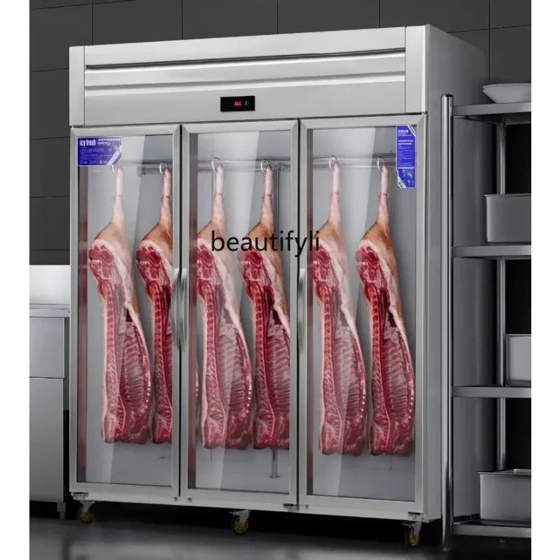 A55 Y Коммерческий вертикальный холодильный шкаф для говядины и баранины, морозильный шкаф для хранения свежего мяса и кислоты
A55 Y Коммерческий вертикальный холодильный шкаф для говядины и баранины, морозильный шкаф для хранения свежего мяса и кислоты