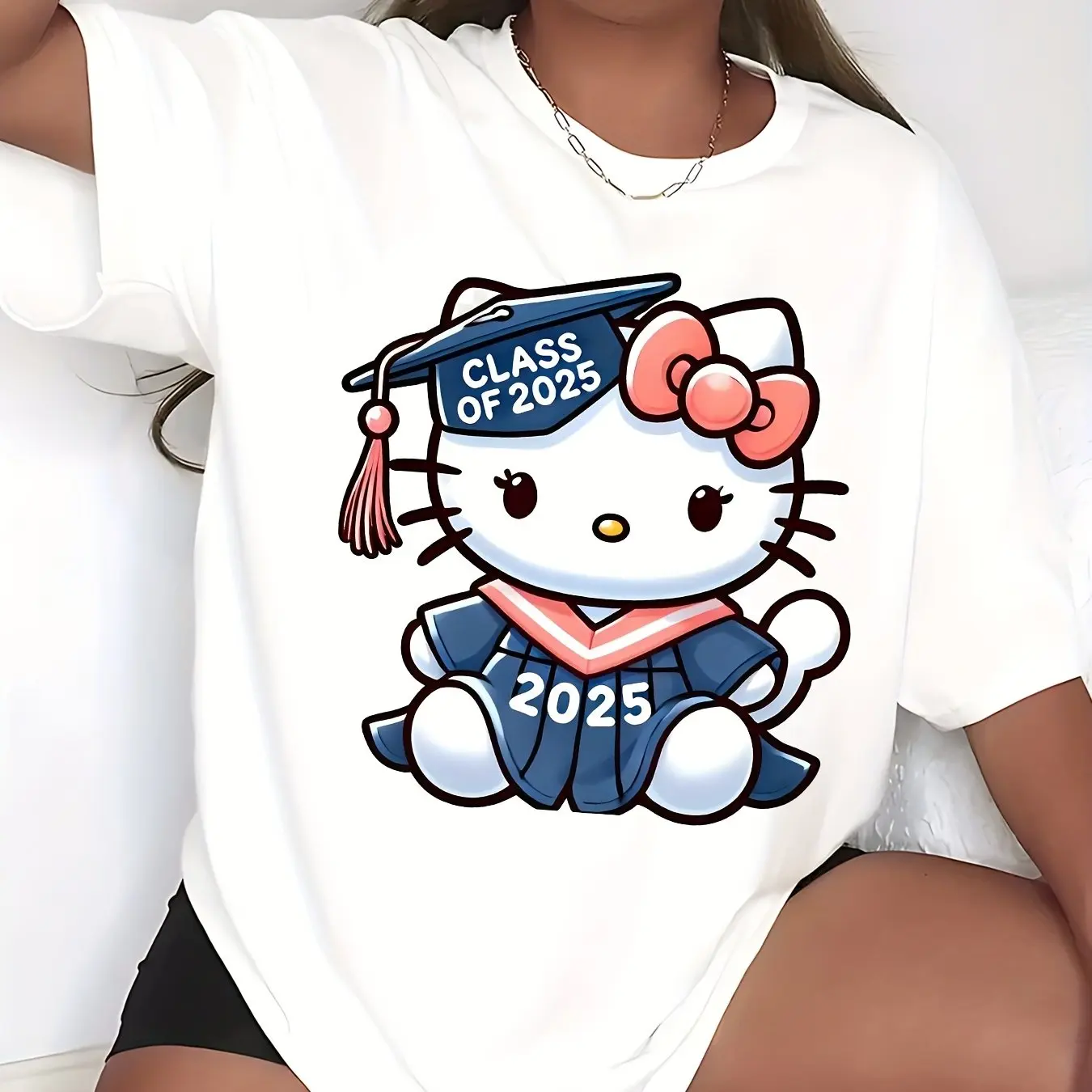 Hello Kitty Kulomie Graphic Printing Summer Autumn Winter Cotton Men's and Women's T-Shirts Short Sleeves Luxury Outdoor Sports
Hello Kitty Kulomie Graphic Printing Summer Autumn Winter Cotton Men's and Women's T-Shirts Short Sleeves Luxury Outdoor Sports