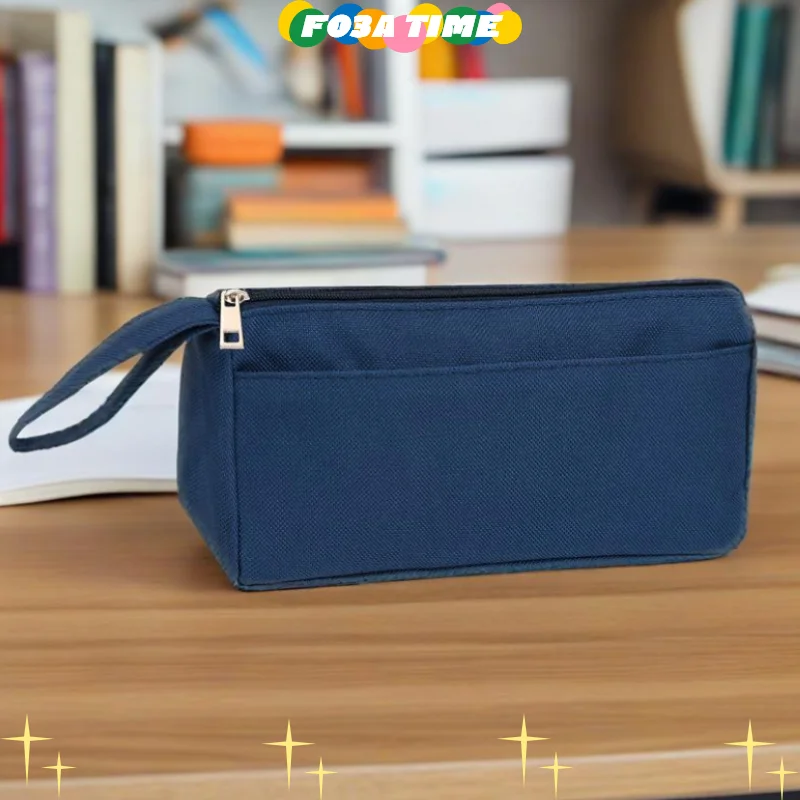 Fashion Portable Oxford Pencil Case Simple Double Layer Stationery Box Children Pencil Bag Large Capacity Pencil Case Gifts
Fashion Portable Oxford Pencil Case Simple Double Layer Stationery Box Children Pencil Bag Large Capacity Pencil Case Gifts