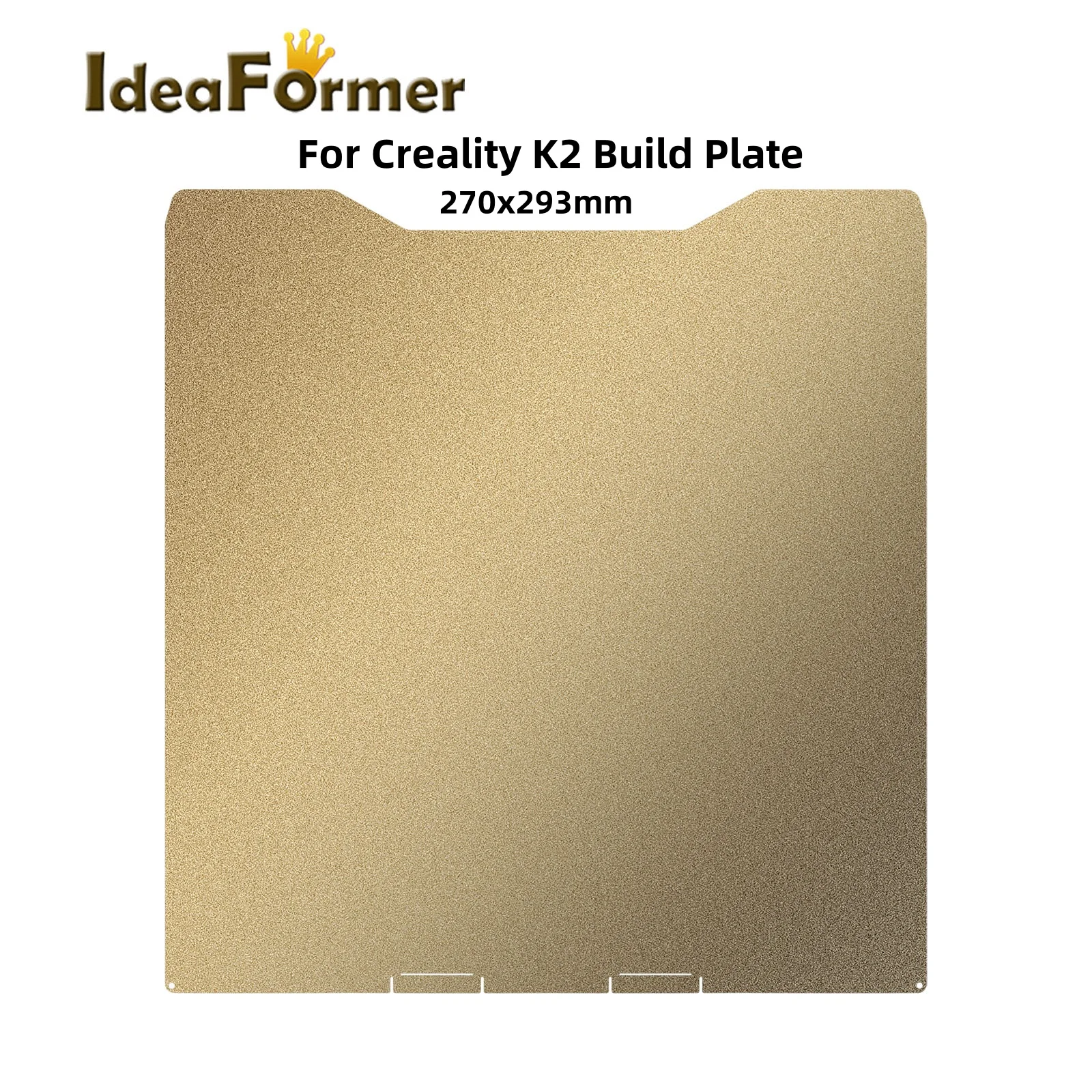 Двусторонняя термостойкая пластина Creality K2 270x293 мм из пружинной стали с PEI-покрытием для 3D-принтера K2, запчасть для термостола
Двусторонняя термостойкая пластина Creality K2 270x293 мм из пружинной стали с PEI-покрытием для 3D-принтера K2, запчасть для термостола