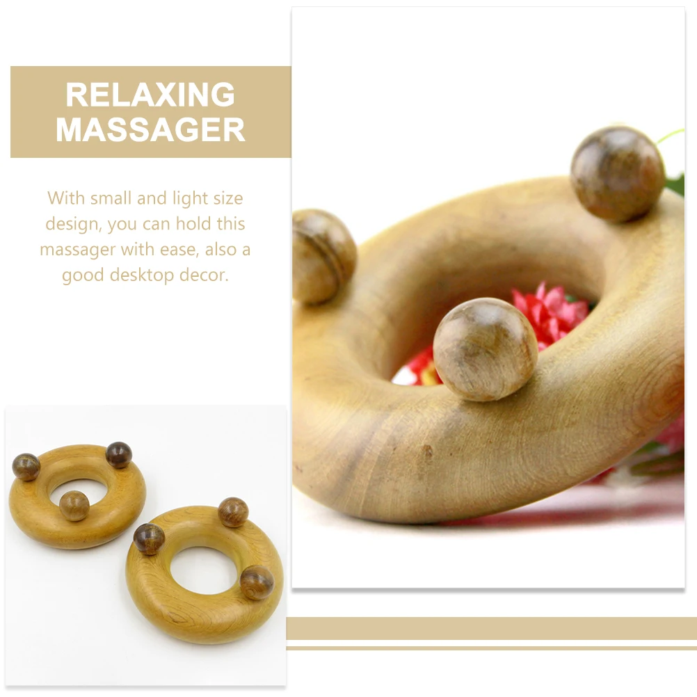 Wooden Massager 3 Balls Smooth Edge Elder Massage Tool H held Neck Shoulder Fatigue Relief Small Size Decor
Wooden Massager 3 Balls Smooth Edge Elder Massage Tool H held Neck Shoulder Fatigue Relief Small Size Decor