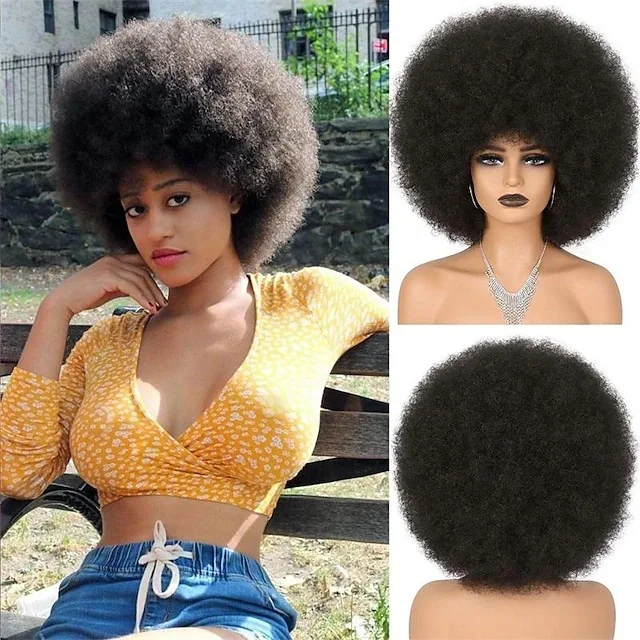 35 Colors Synthetic Afro Curly Wig Fluffy Short Kinky Cosplay Party Costume Hair for Women Heat Resistant Fiber
35 Colors Synthetic Afro Curly Wig Fluffy Short Kinky Cosplay Party Costume Hair for Women Heat Resistant Fiber