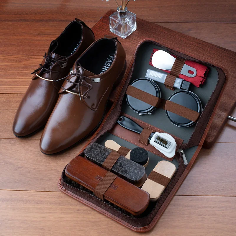 1set Leather Shoes Polish Set Brush Cleaning Kit Keep Shiny Clean Tools for Leather Shoes Care Kit Portable for Boots Sneakers
1set Leather Shoes Polish Set Brush Cleaning Kit Keep Shiny Clean Tools for Leather Shoes Care Kit Portable for Boots Sneakers