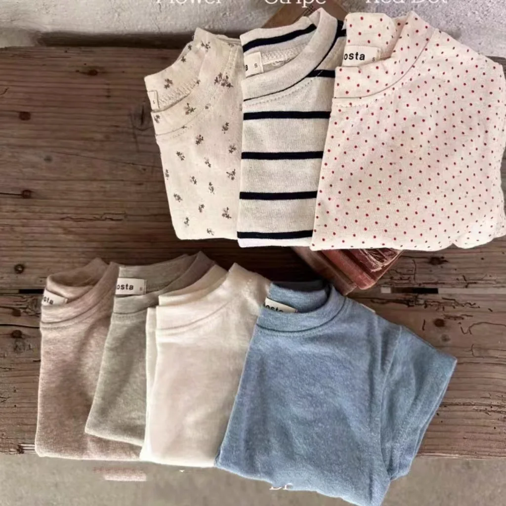 2025 Summer New Baby Short Sleeve T Shirts Infant Girls Cute Floral T Shirts Thin Cotton Toddler Soft Comfortable Versatile Tops
2025 Summer New Baby Short Sleeve T Shirts Infant Girls Cute Floral T Shirts Thin Cotton Toddler Soft Comfortable Versatile Tops