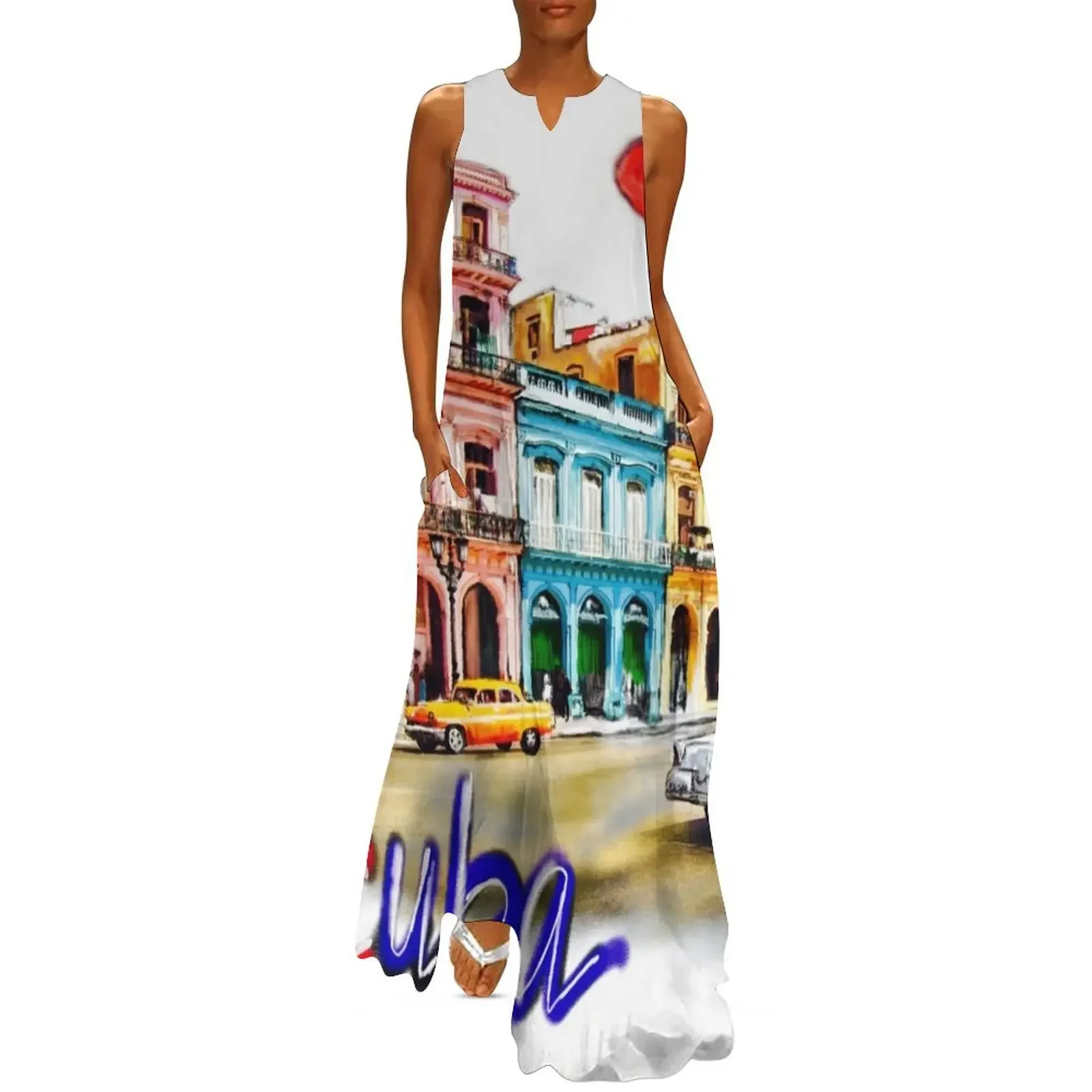 I love Cuba Long Dress Elegant gowns long dresses for women Clothing female Dress
I love Cuba Long Dress Elegant gowns long dresses for women Clothing female Dress