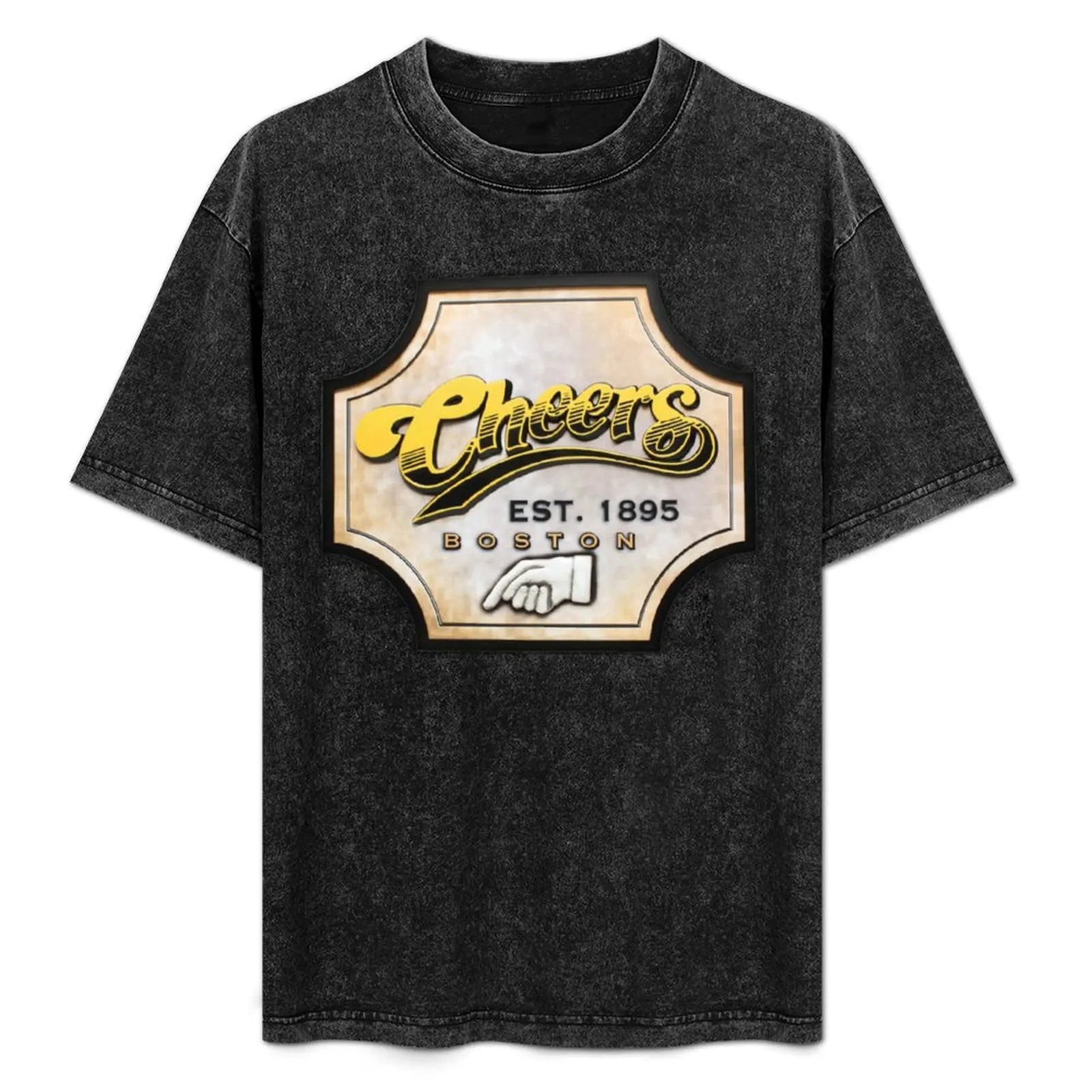 Cheers (Entrance sign, est. 1895) T-Shirt Casual Daily Wear Short Sleeve Top
Cheers (Entrance sign, est. 1895) T-Shirt Casual Daily Wear Short Sleeve Top