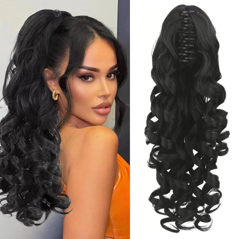 Волнистые волосы, наращивание хвоста, парик, синтетические римские кудри, хвост с когтями, кольца, волнистый черный парик, шиньон для женщин
Волнистые волосы, наращивание хвоста, парик, синтетические римские кудри, хвост с когтями, кольца, волнистый черный парик, шиньон для женщин