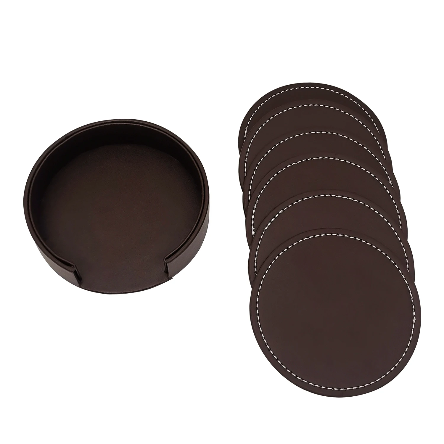 OUWO Leather Coasters Circular Pure Color Classic Waterproof Heat Resistant Placemat Tea Coffee Cup Bar Counter Home Decor
OUWO Leather Coasters Circular Pure Color Classic Waterproof Heat Resistant Placemat Tea Coffee Cup Bar Counter Home Decor