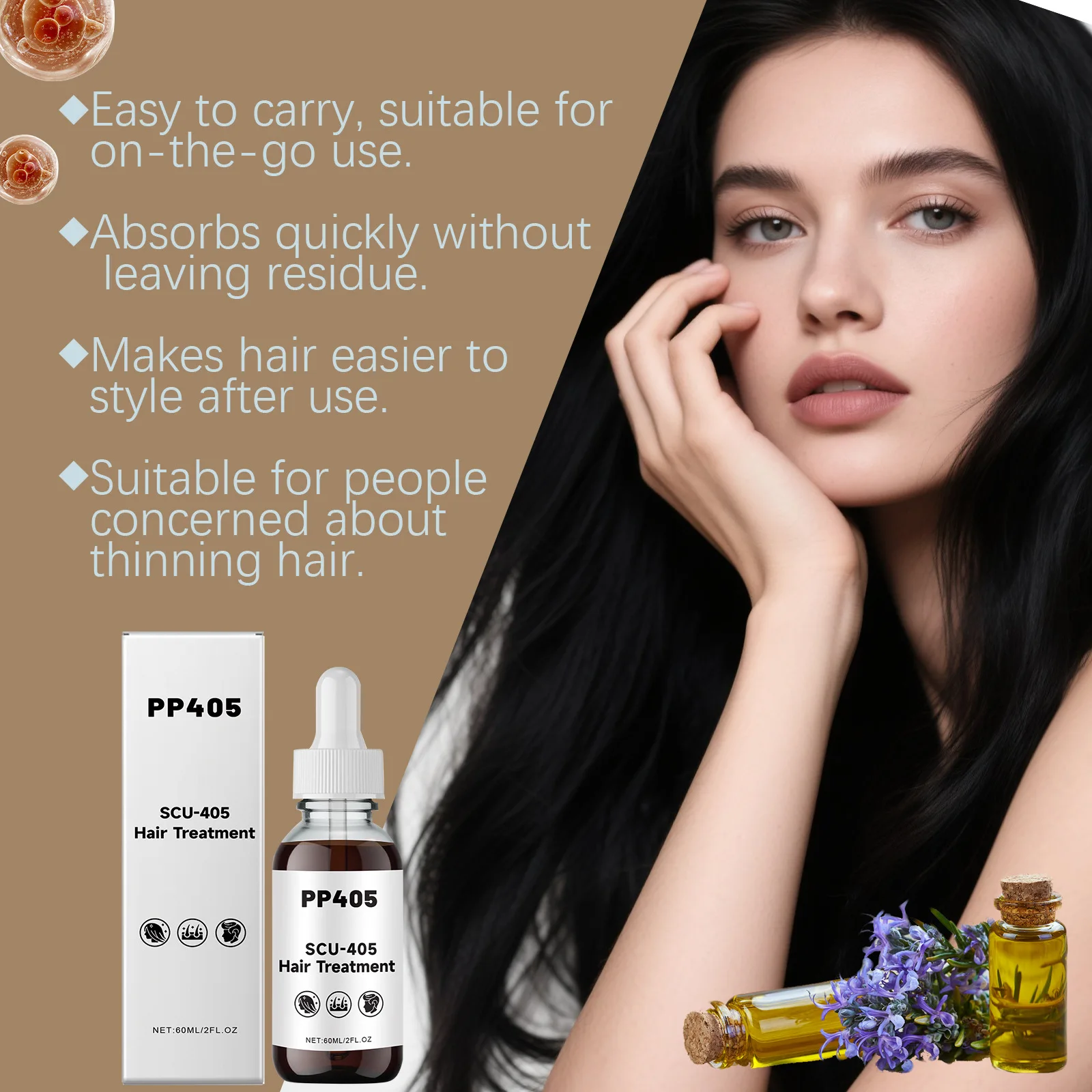 Hair Care Essential Oils Massage Scalp Promote Growth Improve Quality Deep Hydration Eliminate Frizz Hair Nourish Essential Oil
Hair Care Essential Oils Massage Scalp Promote Growth Improve Quality Deep Hydration Eliminate Frizz Hair Nourish Essential Oil