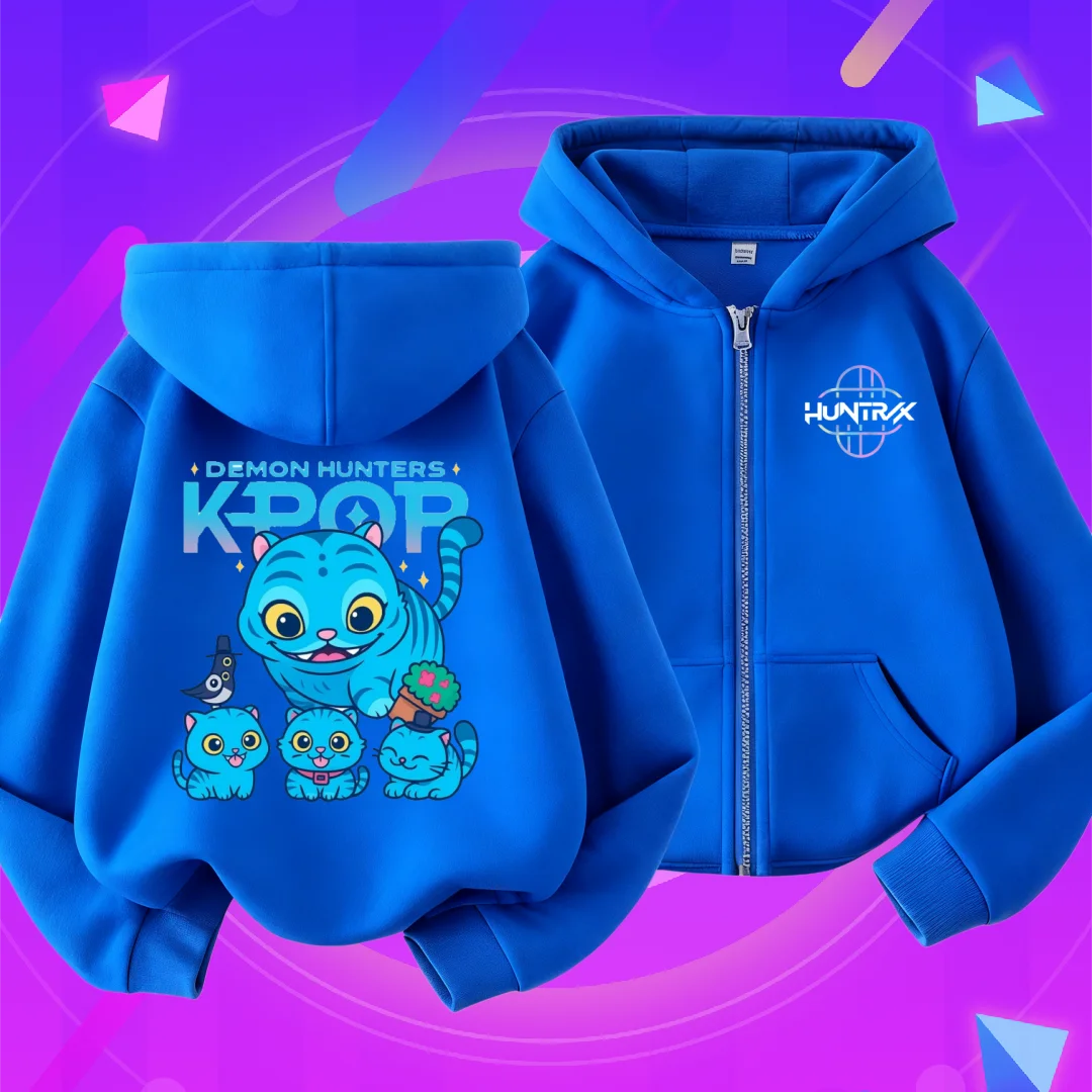 Детская осенняя толстовка на молнии KPop Demon Hunters, толстовка с длинными рукавами, спортивная одежда, одежда для мальчиков с героями мультфильмов, модная одежда для девочек
Детская осенняя толстовка на молнии KPop Demon Hunters, толстовка с длинными рукавами, спортивная одежда, одежда для мальчиков с героями мультфильмов, модная одежда для девочек 