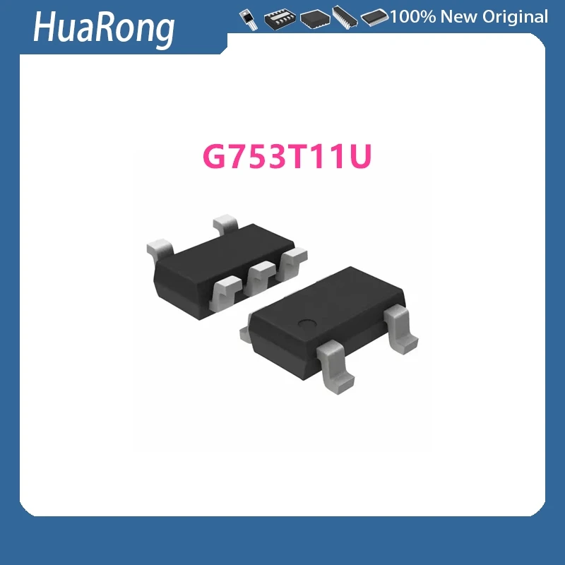 10 шт./лот G753T11U 753YD 753VX 753PH SOT-23-5
10 шт./лот G753T11U 753YD 753VX 753PH SOT-23-5