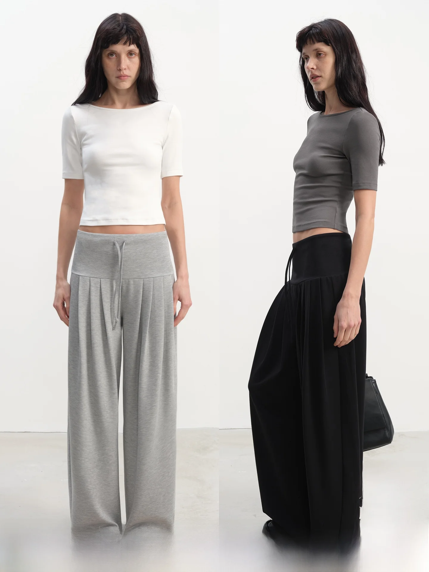 JCAESAR Women's Casual Blend High Waist Pleated Wrap around Pants Comfortable Wide Leg Straight Cut High Elasticity
JCAESAR Women's Casual Blend High Waist Pleated Wrap around Pants Comfortable Wide Leg Straight Cut High Elasticity