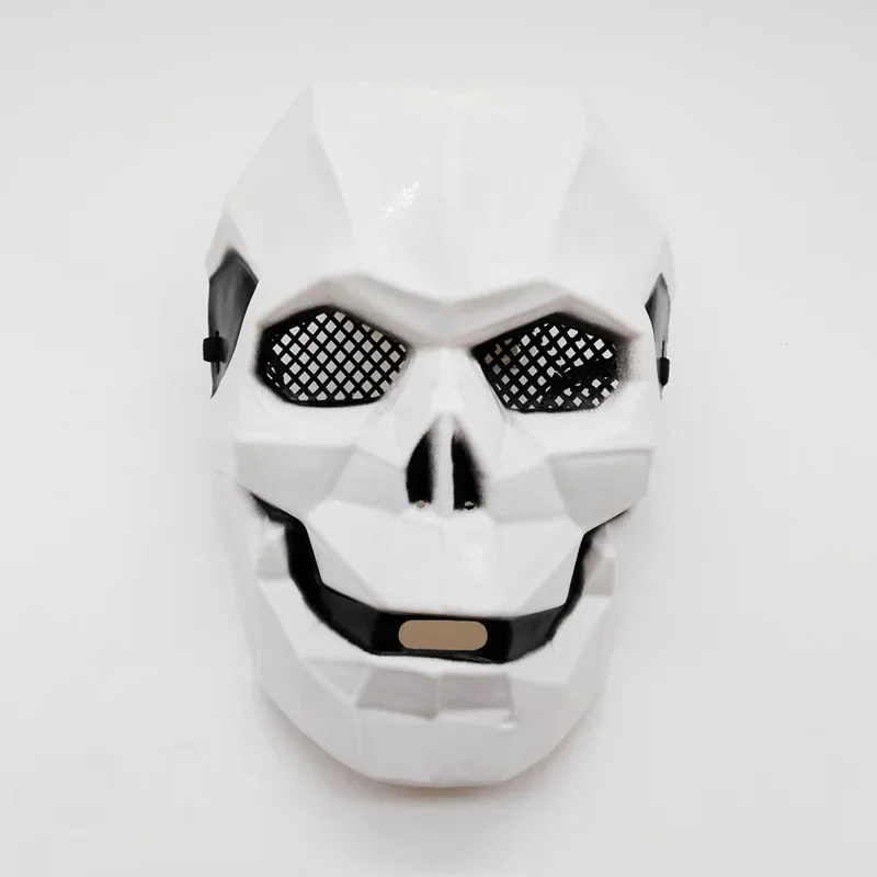 White Geometric Line Mask Knight Mask Zombie Field Gear Skull Warrior Face Mask American Chief Skull Mask Big Mouth CS Gear
White Geometric Line Mask Knight Mask Zombie Field Gear Skull Warrior Face Mask American Chief Skull Mask Big Mouth CS Gear