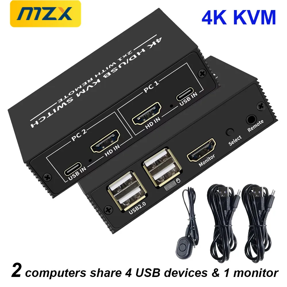 MZX 4K KVM-переключатель, HDMI-совместимая док-станция, USB 2.0 хаб, док-станция для 2 компьютеров, совместное использование 4 USB-устройств, клавиатуры, принтера, KVM
MZX 4K KVM-переключатель, HDMI-совместимая док-станция, USB 2.0 хаб, док-станция для 2 компьютеров, совместное использование 4 USB-устройств, клавиатуры, принтера, KVM