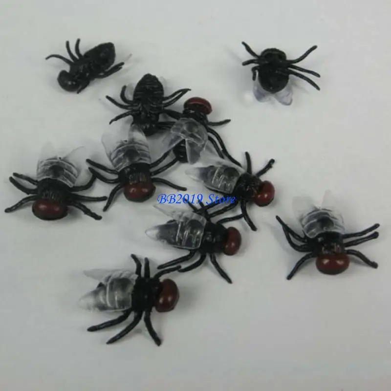 Q0KB 100 Pcs Fake Flies Plastic Simulated Insect Fly Bugs Joke Prank Halloween Party
Q0KB 100 Pcs Fake Flies Plastic Simulated Insect Fly Bugs Joke Prank Halloween Party