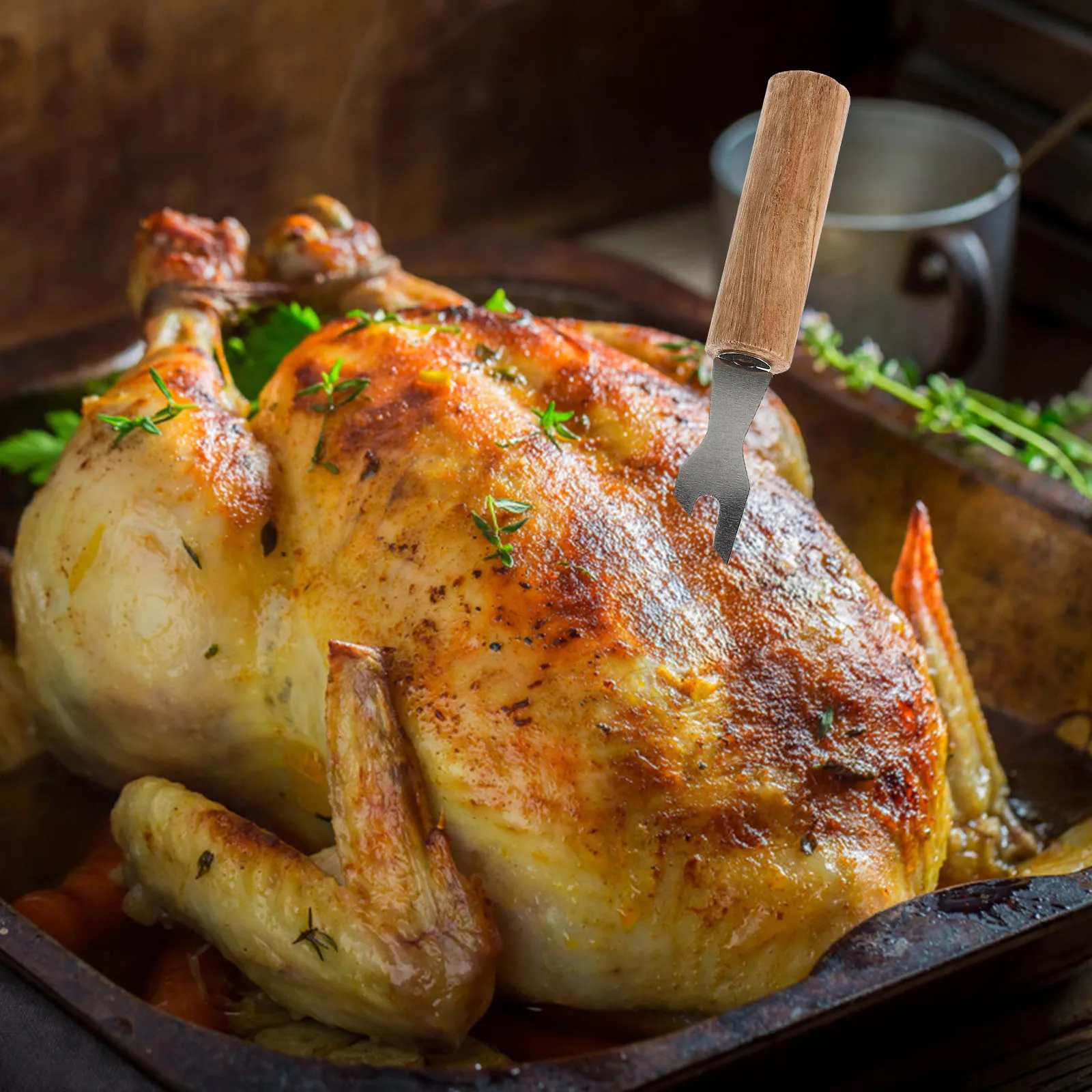 6 Pcs BBQ Forks Corn Holders Stainless Steel Wood Handle Anti-scalding Reusable Skewers Grilling Tools Kitchen Barbecue
6 Pcs BBQ Forks Corn Holders Stainless Steel Wood Handle Anti-scalding Reusable Skewers Grilling Tools Kitchen Barbecue