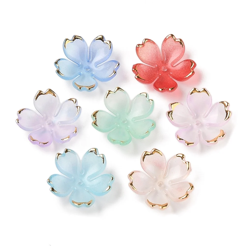 100Pcs Acrylic Flower Bead Caps Multi-Petal Floral Bead Spacer for DIY Bracelet Necklace Pendant Earring Craft Making17.5x18x5mm
100Pcs Acrylic Flower Bead Caps Multi-Petal Floral Bead Spacer for DIY Bracelet Necklace Pendant Earring Craft Making17.5x18x5mm