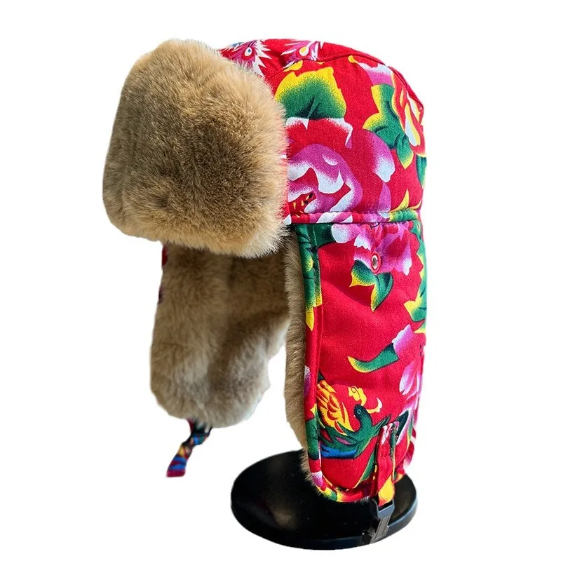 Ushanka Female Winter Thickened Velvet Padded Ear Protection Cotton-padded Cap Outdoor Cold-proof Cycling Wind-proof Cap
Ushanka Female Winter Thickened Velvet Padded Ear Protection Cotton-padded Cap Outdoor Cold-proof Cycling Wind-proof Cap