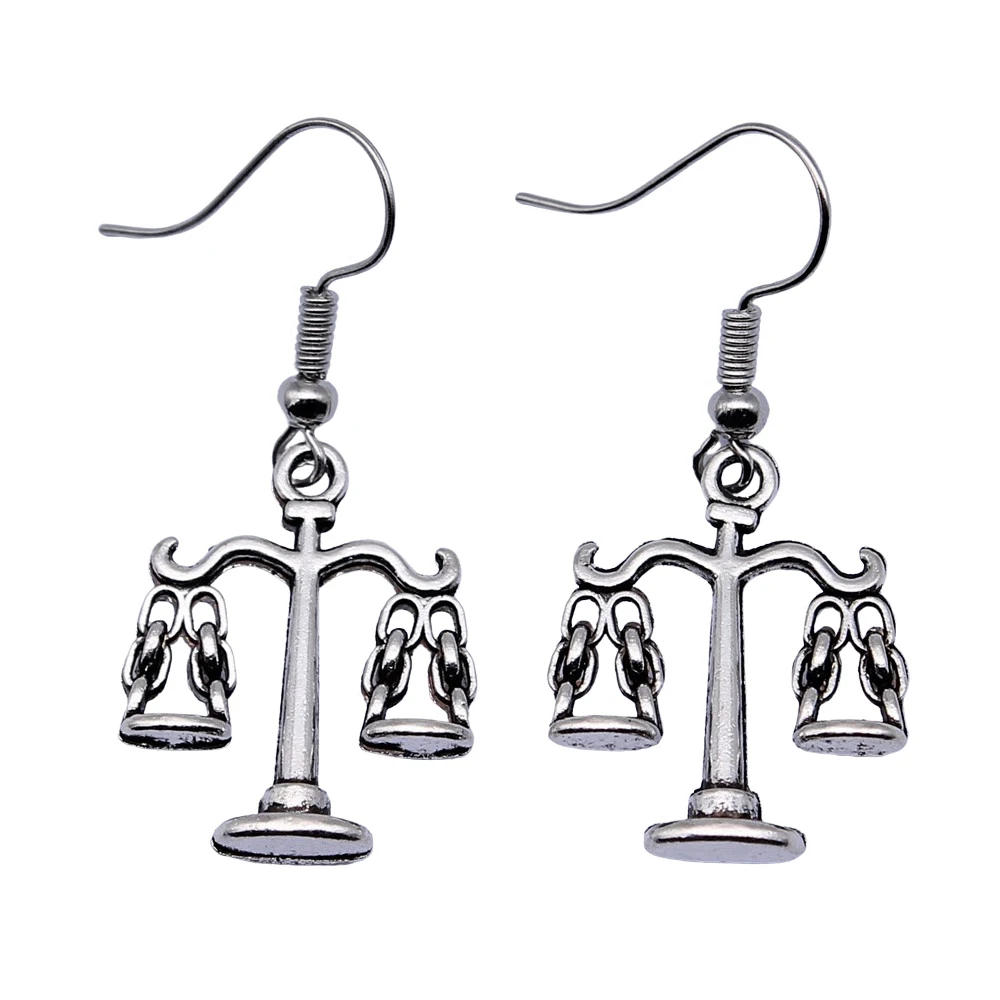 1pair Balance Law Scales heart earrings Pendant jewelry making gift hook Size 18x19mm
1pair Balance Law Scales heart earrings Pendant jewelry making gift hook Size 18x19mm